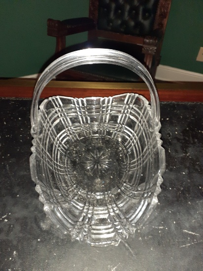 Large Crystal Basket - 12 inches long