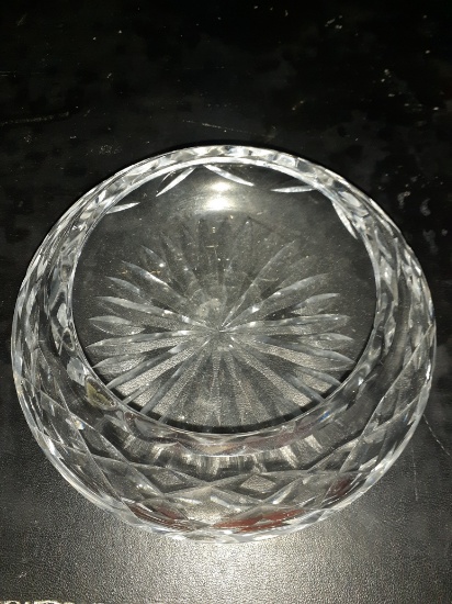 Crystal Bowl - signed by Brierley -7.5 inches