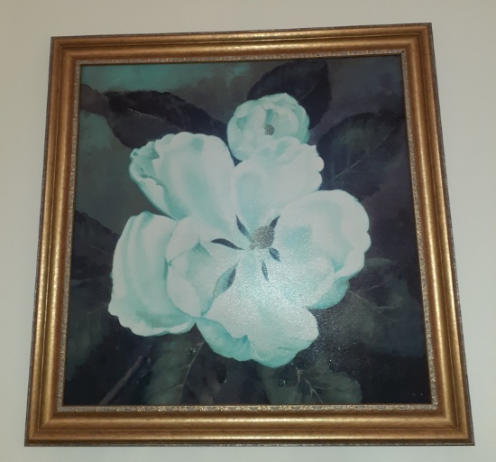 Flower - Framed Artwork - 36 x 36 in