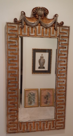 Large Egyptian Style Mirror -38 x 70 inches