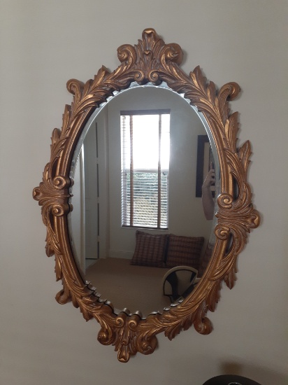 Victorian Style Mirror - 44 x 31 in