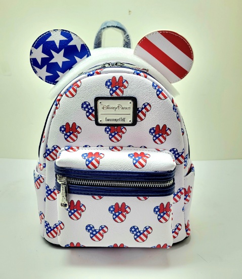 Brand New LOUNGEFLY Mickey Mouse Walt Disney Mini Backpack