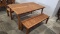 OPEN BOX - BRAND NEW OUTDOOR 100% FSC Solid Wood Table 59
