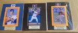 Three Nolan Ryan Signed 8” x 10” Color Photos these action shots are all from different teams he pla