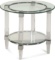 Bassett Mirror Cristal Round End Table in Acrylic and Chrome Finish 2929-220EC