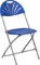 Flash Furniture Metal And Plastic Folding Chair With Blue Finish LE-L-4-BL-GG