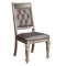 Coaster Hollywood Glam Metal Dining Chair With Metallic Finish 106472