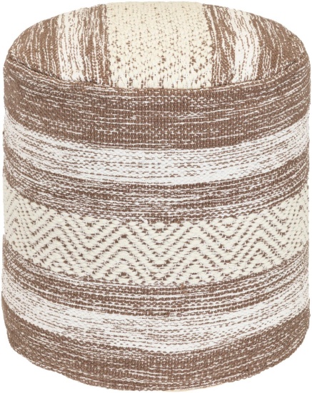 Surya Levi Cylinder Pouf IVPF001-161616