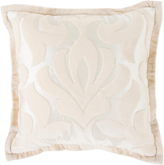 Surya Sweet Dreams Cotton Velvet, Polyester Pillow 5"x20"x20" SWD003-2020P