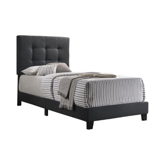 Coaster Mapes Transitional Charcoal Twin Bed 305746T