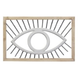Stratton Home Decor Metal And Wood Eye Wall Decor S30857
