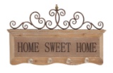 Classic And Lovely Inspired Attractive Styled Wood Metal Wall Hook Home Decor