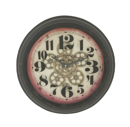 Stunning Round Metal Wall Clock