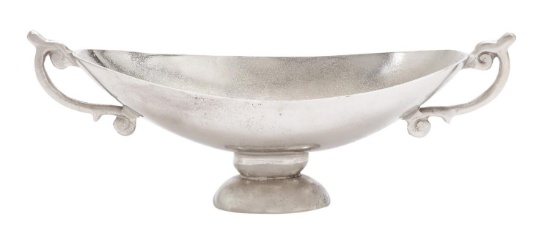 Polished Shallow Serving Bowl Curved Side Dining Decor 27454