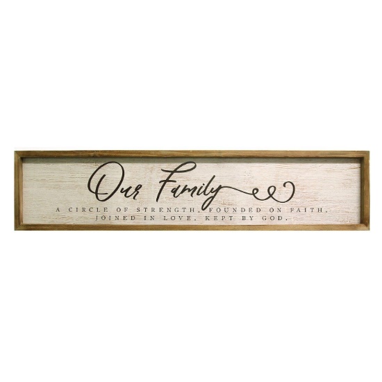 Stratton Home Typography Mdf Wood Wall Art With Neutral Finish S09609