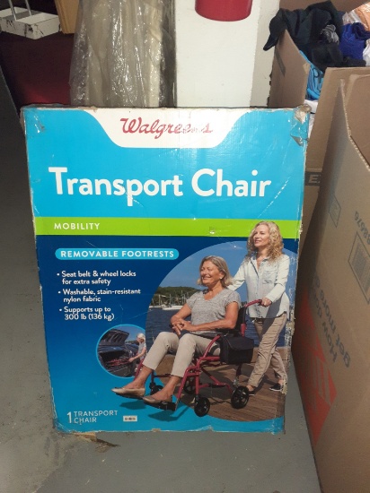 Wheel chair - Transport Chair with box and walker