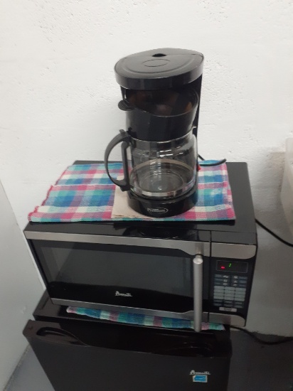Mircowave and coffee maker