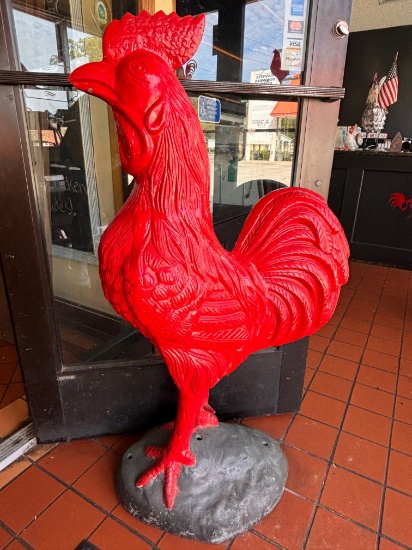 4.5' Iconic Large Red Rooster
