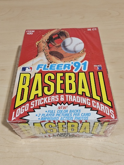 Sealed Fleer 1991 Baseball Card Set