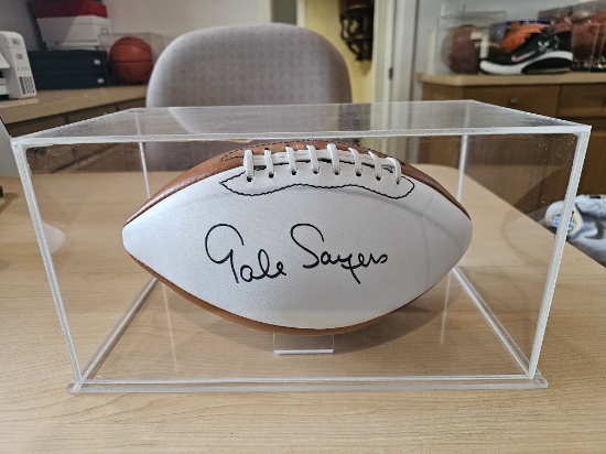 Gale Sayers Signed Football