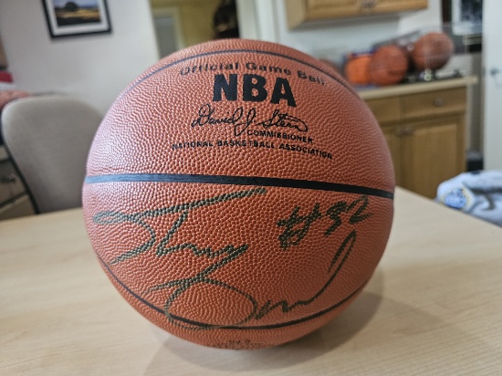 Shaquille O'Neal Official Spalding Signed Basketball
