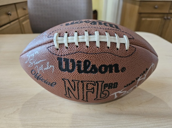 2019 Superbowl Players, Including Hall of Famers Signed Official Wilson Football