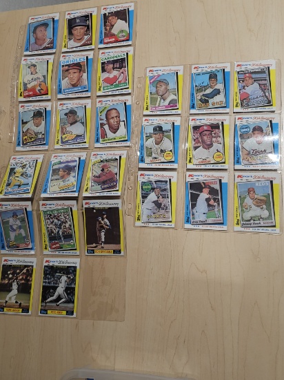 Topps Baseball Card Collection in Plastic Protective Sheets