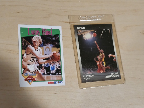 Larry Bird, Magic Johnson Trading Cards