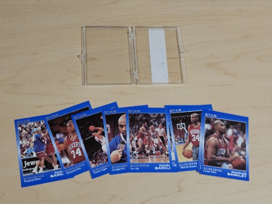 Charles Barkley Star Silver Series Trading Cards Lot