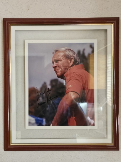 14" x 16" Arnold Palmer Signed Framed Photo
