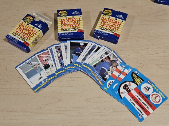 Fleer 1987 Baseball Record Setters Logo Stickers & Trading Cards Pack