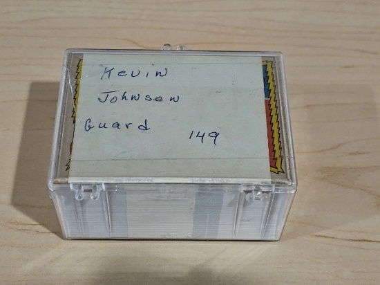 Kevin Johnson Sealed Trading Cards Collection