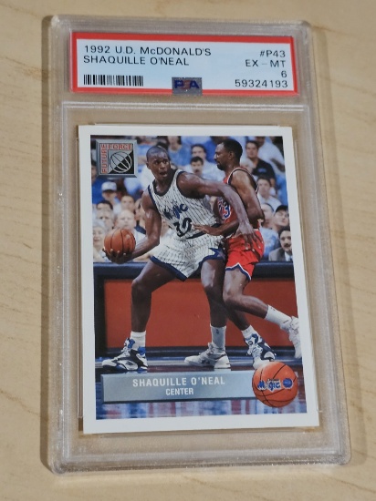 Future Force 1992 Shaquille O'Neal Card - PSA Graded Mint 6