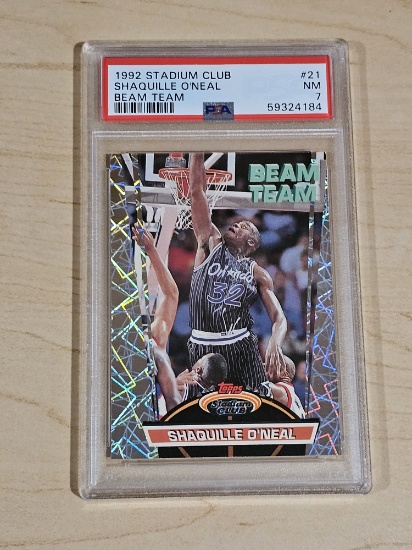 Topps 1992 Shaquille O'Neal Card - PSA Graded Mint 7