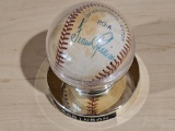Frank Robinson Signed Baseball in Display Case