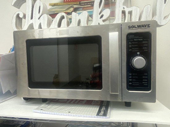 Solwave Stainless Steel Microwave Oven 