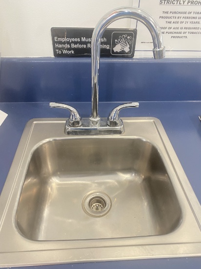 Drop-In Stainless-Steel Hand Wash Sink