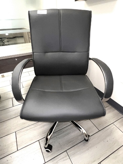 Executive 5 Star Chrome Base Chair