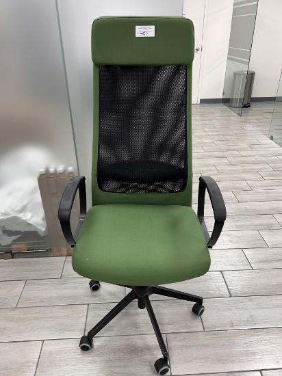 Green Executive Chair, (5) Star Base