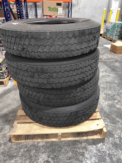 Like New Goodyear Truck Tires, G662-RSA, 11R 22.5