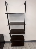 6 Ft High, (5) Shelf Unit, Attached to Wall For Support