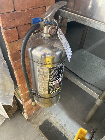 K guard fire extinguisher