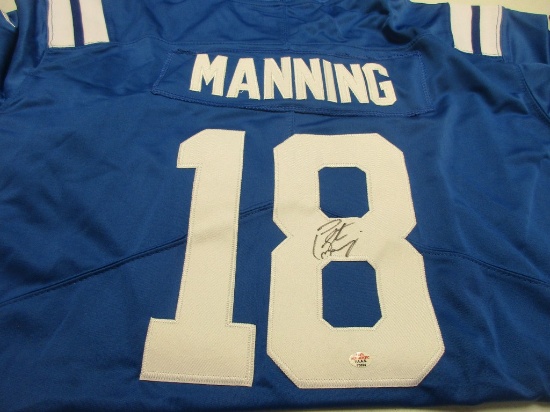 Peyton Manning of the Indianapolis Colts signed autographed football jersey PAAS COA 324