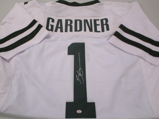 Sauce Gardner of the NY Jets signed autographed football jersey PAAS COA 729