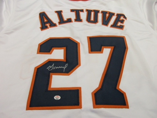 Jose Altuve of the Houston Astros signed autographed baseball jersey PAAS COA 939