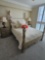Complete Bedroom Suite - Includes Full Size Bed Frame and Mattress, Matching Nightstands and Dresser