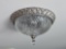 Crystal and Metal Light Fixture