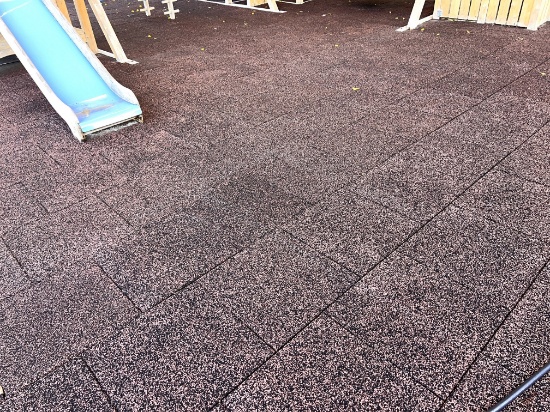 Soft Padded Tiles in Playground, 40 Ft X 40 Ft