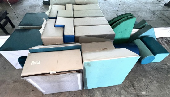 Lot, Assorted Padded Different Configured Steps