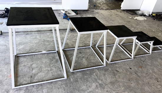 Step Tables, Assorted: 30 ", 24",  18" , 12", and 6"